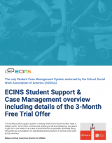 ECINS Student Support & Case Management Overview Brochure