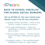 Set Up ECINS Checklist