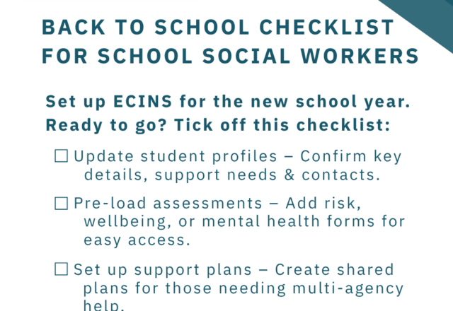 Set Up ECINS Checklist