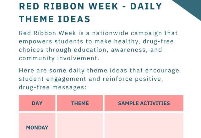Red Ribbon Week Resource