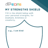 My Strengths Shield Worksheet