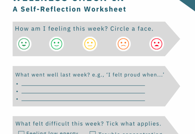 Wellness Check-In Worksheet
