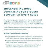 Implementing Mood Journaling for Student Support