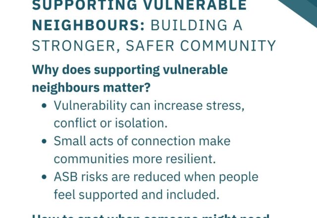 Supporting Vulnerable Neighbours